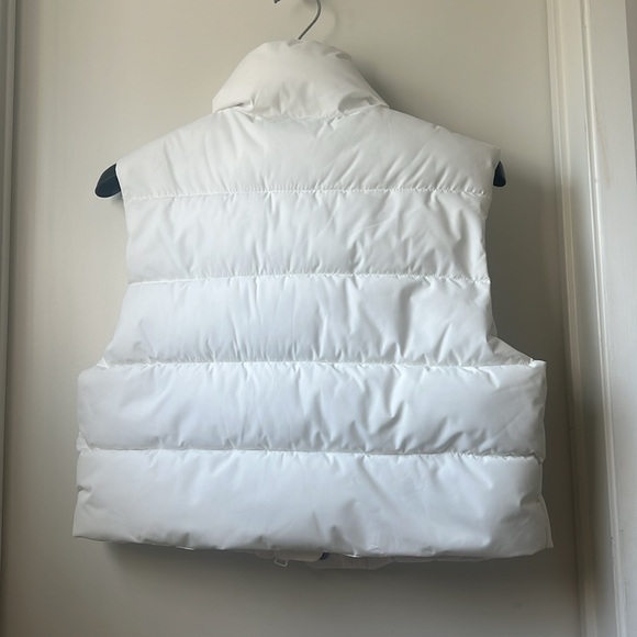 NWOT Garage white mini puffer vest - Picture 4 of 4
